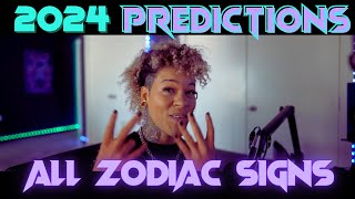 YEAR 2024 Prediction  All 12 Zodiac Sign Horoscope  Tarot Reading 🎱🪄🪩🪅❤️‍🔥 [upl. by Kcirdnekel]