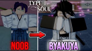 Noob To BANKAI As Byakuya Kuchiki Flower In Type SoulRoblox [upl. by Nomed378]