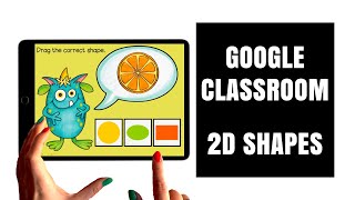 2D Shapes Activities for Kindergarten  Sorting 2D Shapes  Google Classroom  CrazyCharizma [upl. by Nyret]