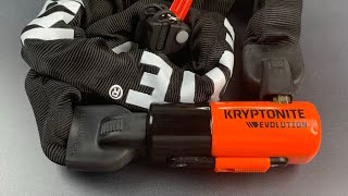 868 Why I Use This Lock On My Bicycle  Kryptonite Evolution Chain Lock Series 4 [upl. by Nerval]