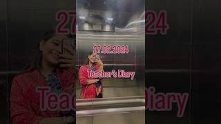 Teacher’s Diary  27022024🦋🌼youtubecreators teacherlife teachergoals [upl. by Ron489]