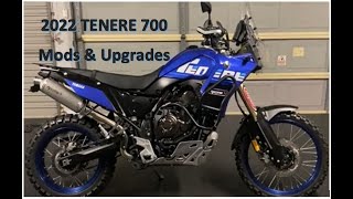 2022 Yamaha Tenere 700 T7 Mods amp Upgrades [upl. by Gaudette562]