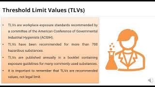 Threshold Limit Values TLVs safe safetyfirst workplacesafety industrialhygiene pharmacist [upl. by Wein]