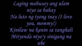 Cooking ng Ina Mo Lyrics [upl. by Namyh]