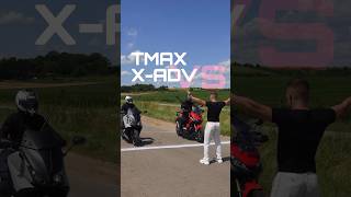 TMAX 530 vs XADV 750 🤯🏁🔥 motos bmwmotorrad race xadv tmax [upl. by Delwyn]