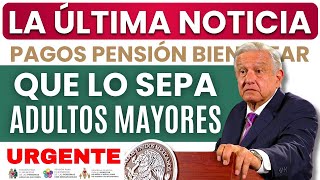 🔴¡ADULTO MAYOR URGENTE AMLO FIRMALA SITUACIÓN💥EN PLENO FEBRERO DA NOTICION🚨 [upl. by Eirrehc842]