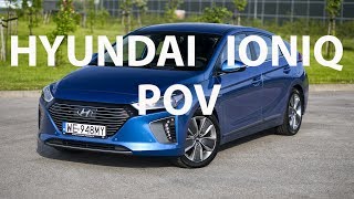 2017 Hyundai IONIQ hybrid DCT  POV test and drive  0100 acceleration  GoPro 5 [upl. by Lenora]