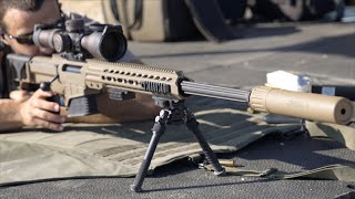 The Barrett MRAD In 338 Lapua Magnum Suppressed [upl. by Edin613]