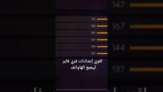 اقوي حساسية فريفاير اعداداتالهيدشوتفيفريفايرredmi freefire فريفاير chadidigamer [upl. by Olatha]