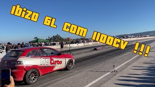 VEIO UM IBIZA 6L TDI COM 1100CV   ÚLTIMO DRAG RACING EM FÁTIMA DO ANO BY MUNDO DA PICARIA 🔥🔥🔥 [upl. by Anglo]