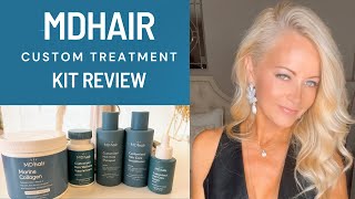 MDHair Custom Treatment Kit Review  hairgrowth hairhealth [upl. by Trammel557]