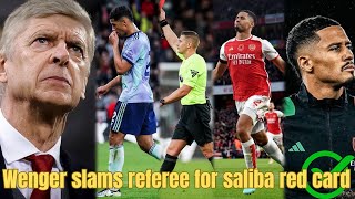 ✅🔥💯ARSÈNE WENGER BLASTS REFEREE SALINA RED CARD WAS TOO EXTREME✅🔥💯 [upl. by Orenid]