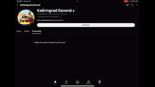 KALININGRAD GENERAL IS BACK [upl. by Dahs]