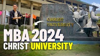 CHRIST UNIVERSITY MBA 2024  All THE DETAILS YOU NEED TO KNOW [upl. by Adnomar]