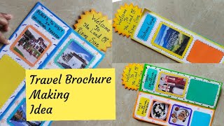 Make Travel Brochure On Arunachal Pradesh For School Project CraftlasAartigupta [upl. by Eimac]