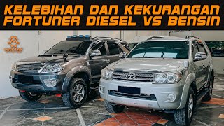 PERBEDAAN FORTUNER DIESEL VS FORTUNER BENSIN HARGA MOBIL BEKASNYA MURAH BANGET [upl. by Imoan]