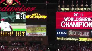 Cardinals Win World Series 2011Final Out Game 7 [upl. by Sadoc]