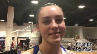 UConn Womens Basketball 2020 Commit Nika Muhl Interview [upl. by Eybbob]