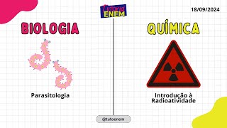 Aula Tutoria ENEM 18092024  BiologiaQuímica [upl. by Morgana]