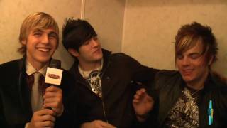 Cody Linley amp Josh Goldens Backstage Fanlala Rap [upl. by Robma131]