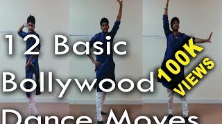 12 Basic Bollywood Dance Moves  Beginner Level  ABDC [upl. by Giselle]