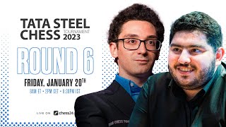 Tata Steel Chess 2023  Round 6  Peter Svidler amp David Howell commentate [upl. by Pollux]