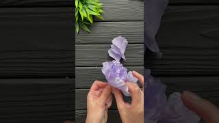 How to Make Crepe Paper Rose Hibiscus Mutabilis Crepe Paper Decoration Ideas [upl. by Sassan]