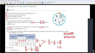 4 Probability of an event and its complement [upl. by Atinna]