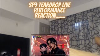 SF9 Teardrop live performance reactionyea I dont know what this was lol [upl. by Siesser]