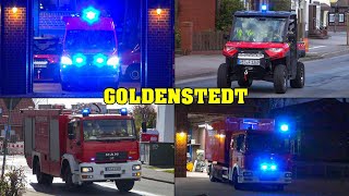 VIER EINSÄTZE  NEUER ELW  Freiw Feuerwehr Goldenstedt rückt aus zu Bränden amp Hilfeleistungen [upl. by Nyrek]