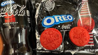 Trying Oreo Coke and Coca Cola Oreos [upl. by Penland364]