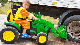 TOP 10 migliori video per bambini su trattori e automobili [upl. by Yeslek683]