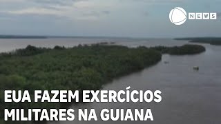 EUA fazem exercícios militares na Guiana [upl. by Aramenta147]