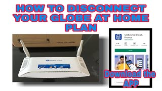 HOW TO DISCONNECT YOUR GLOBE AT HOME PLAN  STEP BY STEP TUTORIALS [upl. by Kcyred347]