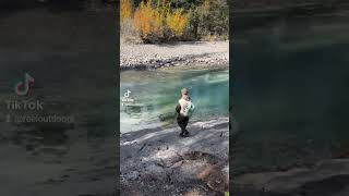 Fishing on the Kananaskis River Alberta [upl. by Zechariah]