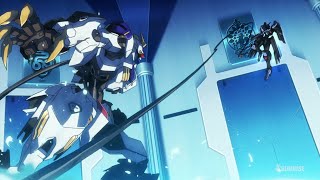 Gundam Barbatos Lupus Rex vs Gundam Vidar [upl. by Appel]