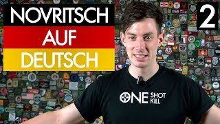 German Novritsch spricht Deutsch  QampA [upl. by Annovoj]