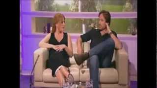 David Duchovny amp Gillian Anderson  Tender moments of complicitymp4 [upl. by Christiana810]