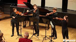 Lutoslawski Witold Four Silesian Melodies 1 und 2 Satz  Maiwald Quartett [upl. by Odrarej]