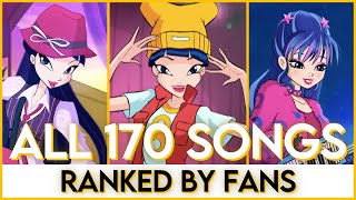 Winx Club  All 170 Songs RANKED By Fans [upl. by Assenev]