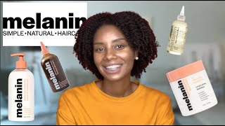 I TRIED MELANIN HAIRCARE  SEPHORA HAUL X PETER THOMAS ROTH [upl. by Oicnecserc]