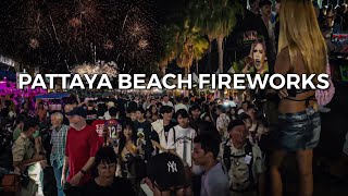 Pattaya International Fireworks Festival 2023 Beach Soi 8 [upl. by Alliuqaj]