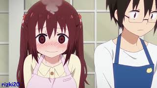 Himouto UmaruChan R Season 2  Confession EbinaChan to OniiSan  Anime Funny and Kawaii moment 8 [upl. by Devland716]