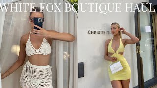 1000 SUMMER WHITE FOX BOUTIQUE TRY ON HAUL [upl. by Ammon542]