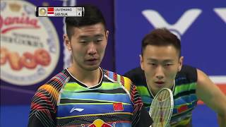 Danisa Denmark Open 2017  Badminton F M4MD  LiuZhang vs GidSuk [upl. by Eoin]