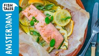 SALMON En Papillote  Bart van Olphen [upl. by Ulick739]