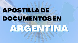 ¿Cómo Apostillar Documentos en Argentina  Anto Pitado [upl. by Jacobina683]