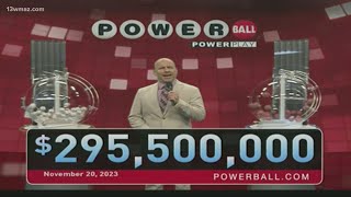 Powerball numbers November 20 2023  2955 Million jackpot [upl. by Trenton]