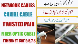 Types of Network Cables  Computer Networks [upl. by Harilda826]