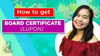 How to get Board Certificate Lupon PRC Lupon Board Certificate 2020 HowTo HOW TO OFW PRC [upl. by Derinna]